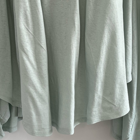 Free People Sunray Babydoll Top Oversized Mint Green Size XS Boho Beachy - Picture 5 of 16